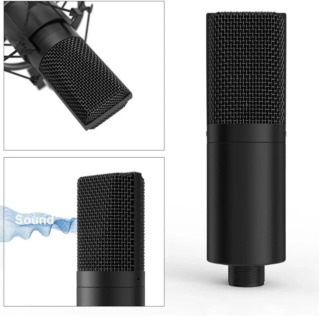 USB Condenser Microphone with Adjustable Desktop Arm - Gomix Brands Outlet
