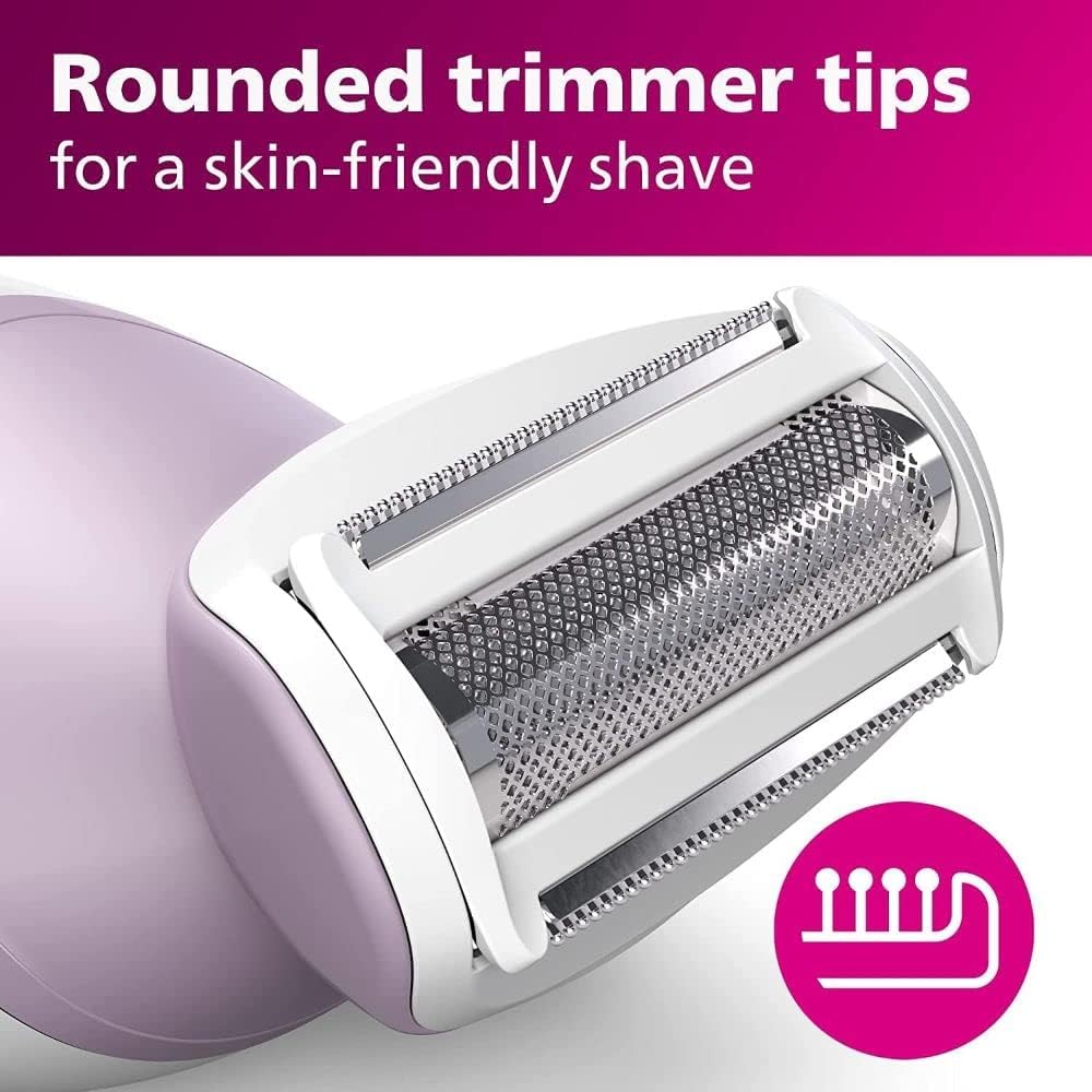Philips Beauty Lady Shaver Series 6000 Cordless with 4 Accessories