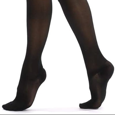 SCUDOTEX 140 Denier Black Compression Tights Size 4