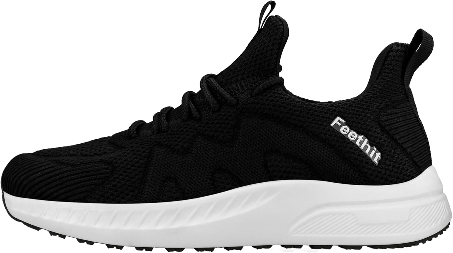 Feethit Men's Breathable Lightweight Comfort Walking Running Fitness Gym Tennis Sneakers