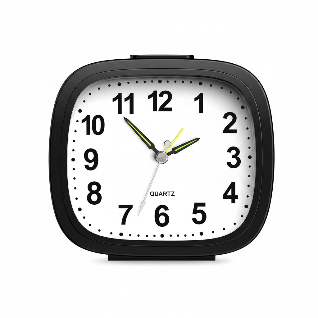 Ankilo Silent Analog Alarm Clock for Bedroom