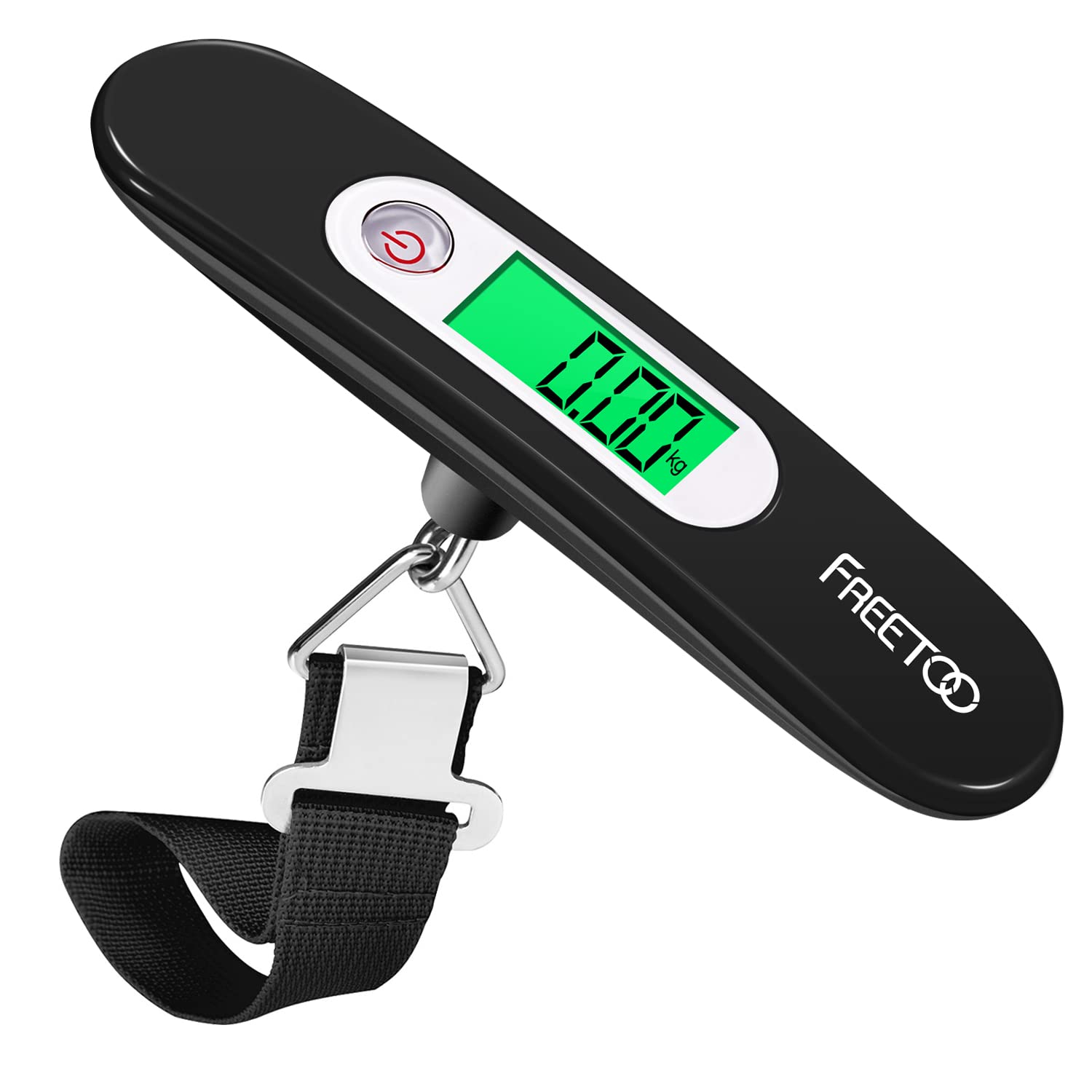 FREETOO Portable Digital Luggage Scale 50 kg Capacity Black