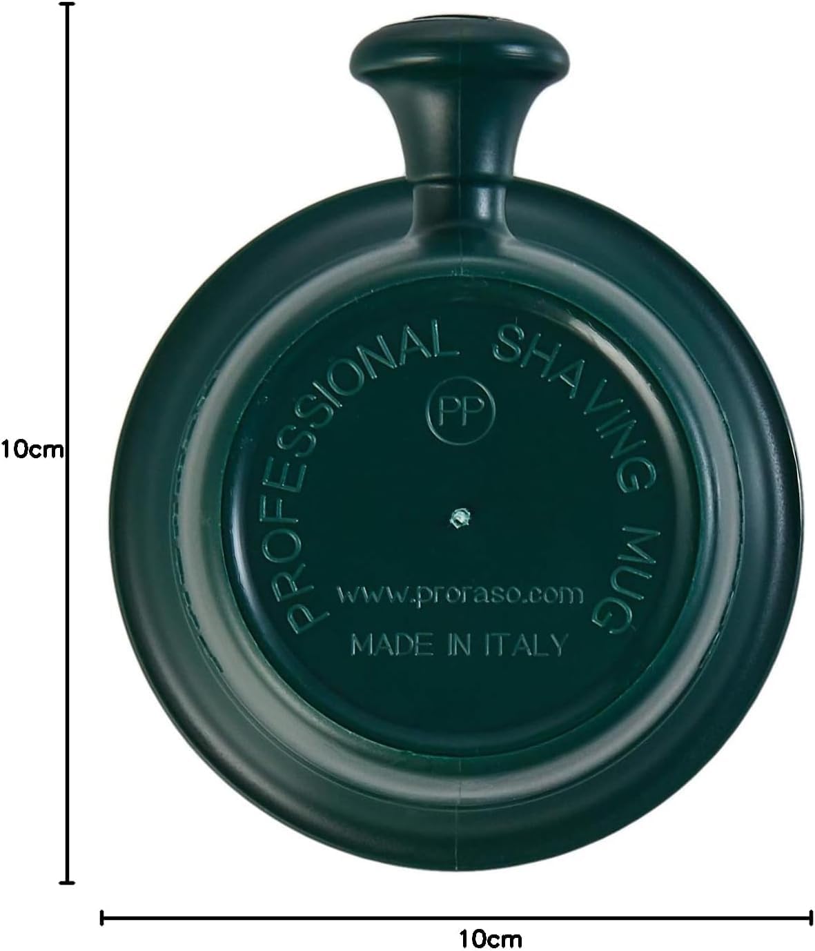 Proraso Professional Shaving Bowl with Handle, 300ml Capacity, Classic Green