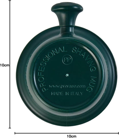Proraso Professional Shaving Bowl with Handle, 300ml Capacity, Classic Green