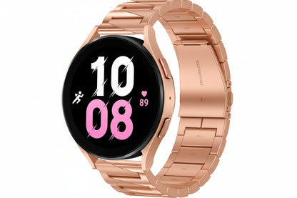 BIRDTOBR 20mm Metal Watch Band for Galaxy Watch 6 5 4