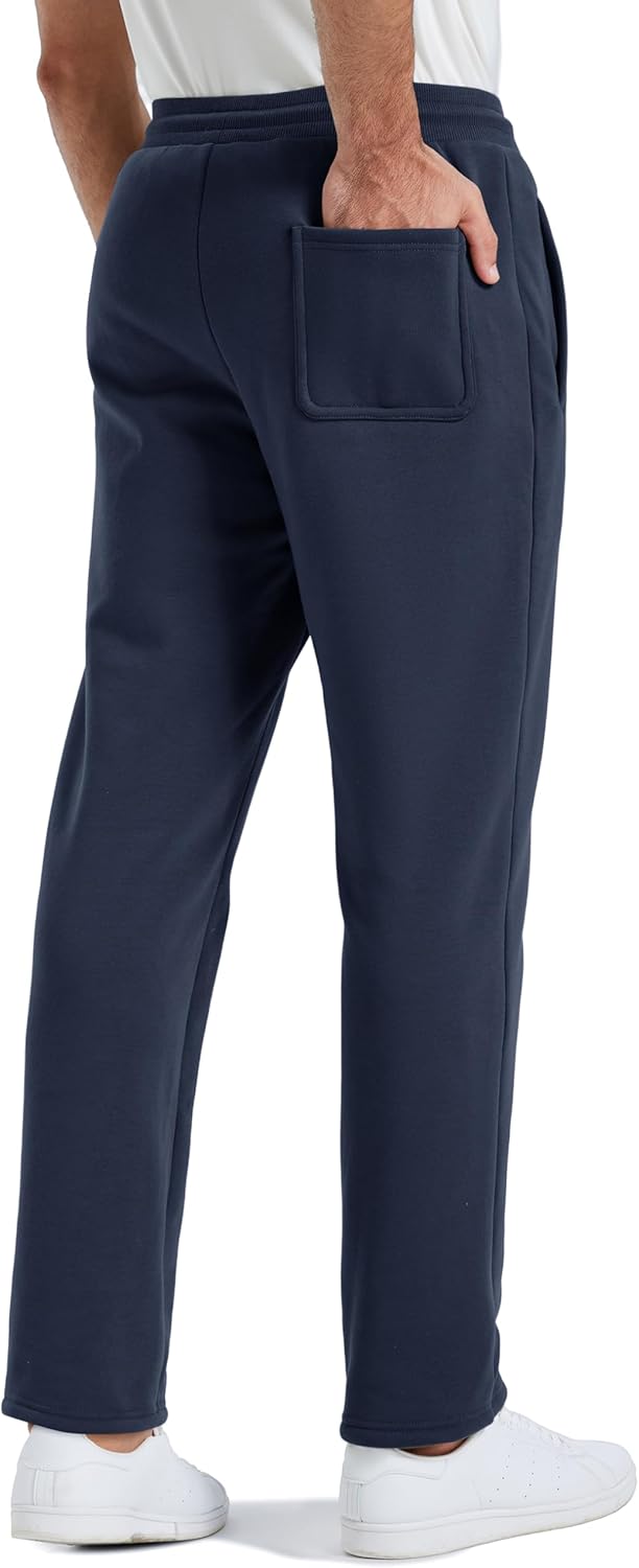 TACVASEN Men's Warm Sherpa Lined Fleece Winter Sweatpants Heavyweight Thermal Joggers