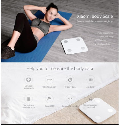 Xiaomi Mi Body Composition Scale 2 Smart Bluetooth Health Tracker