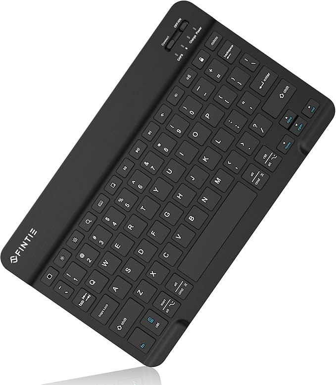 Fintie Ultra-Thin 10-Inch Bluetooth Keyboard for iPad & Android