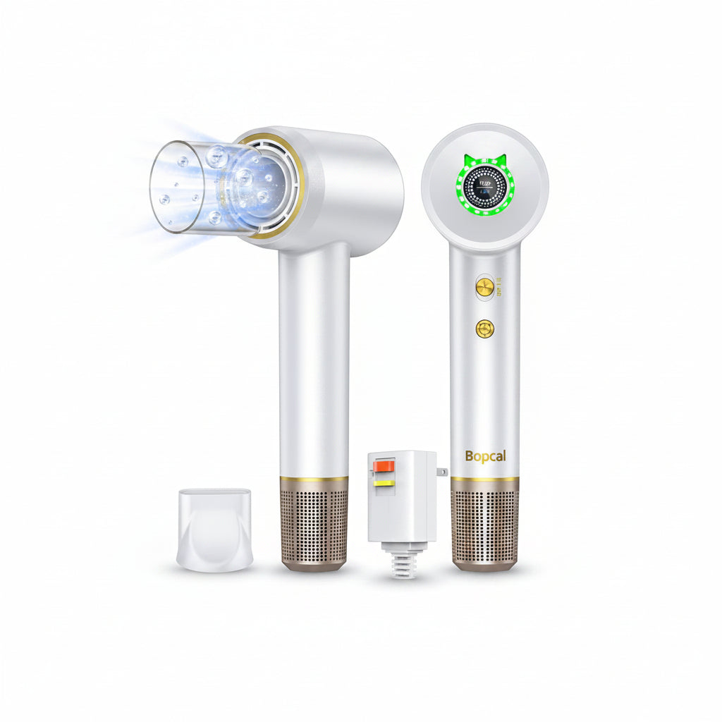 Bopcal Ionic Hair Dryer with High Speed Brushless Motor
