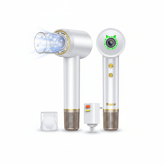 Bopcal Ionic Hair Dryer with High Speed Brushless Motor