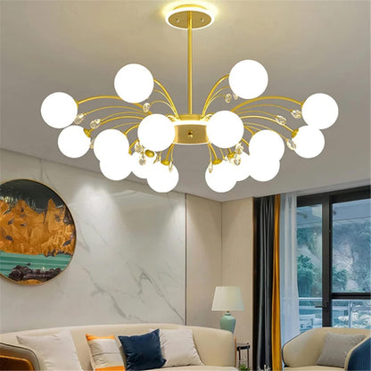 LOVIVER 8cm Glass Ball Lamp Shade for G9 Bulb
