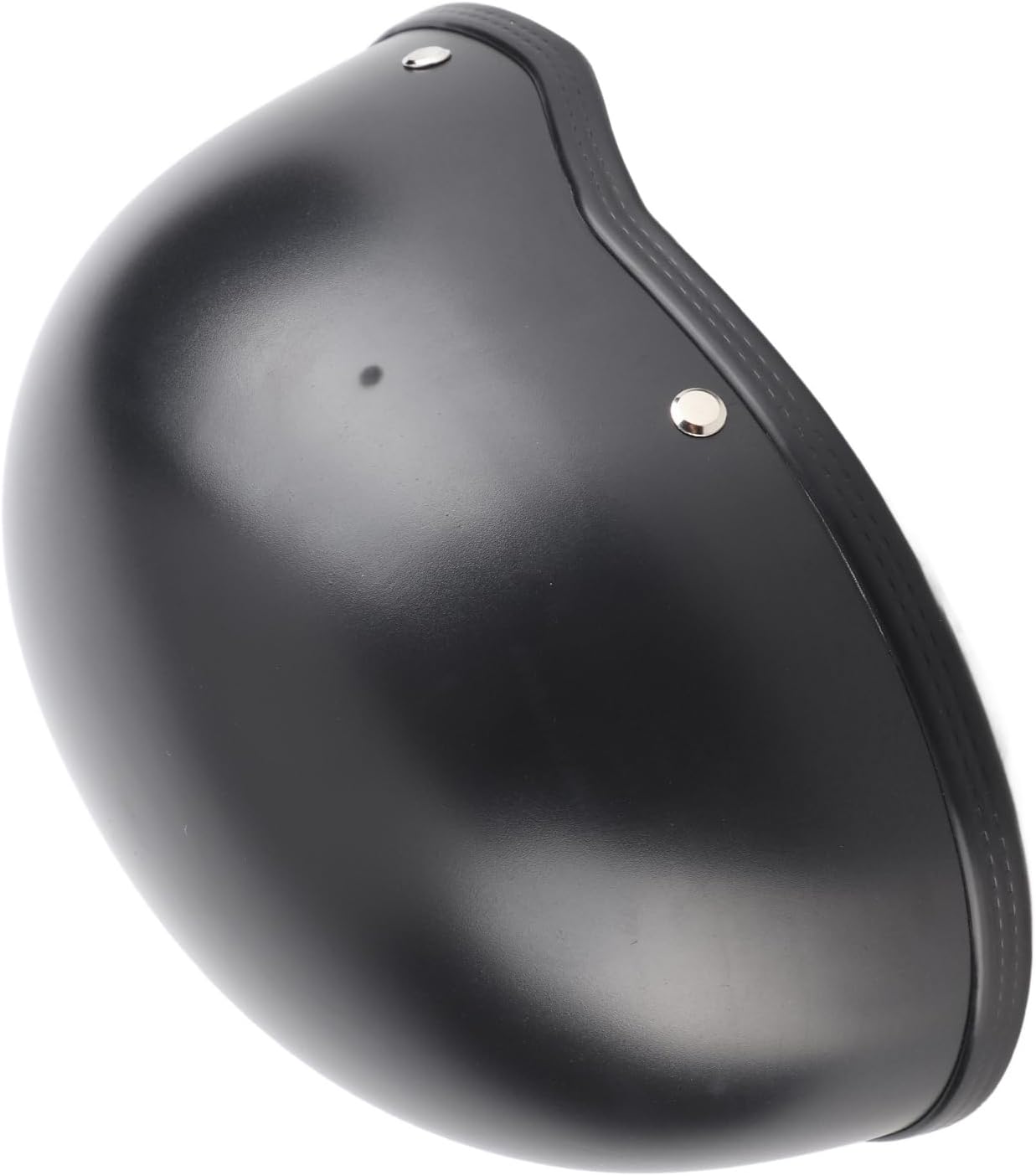 56-64cm Motorcycle Half Helmet FRP Matte Black Unisex Retro Open-Face