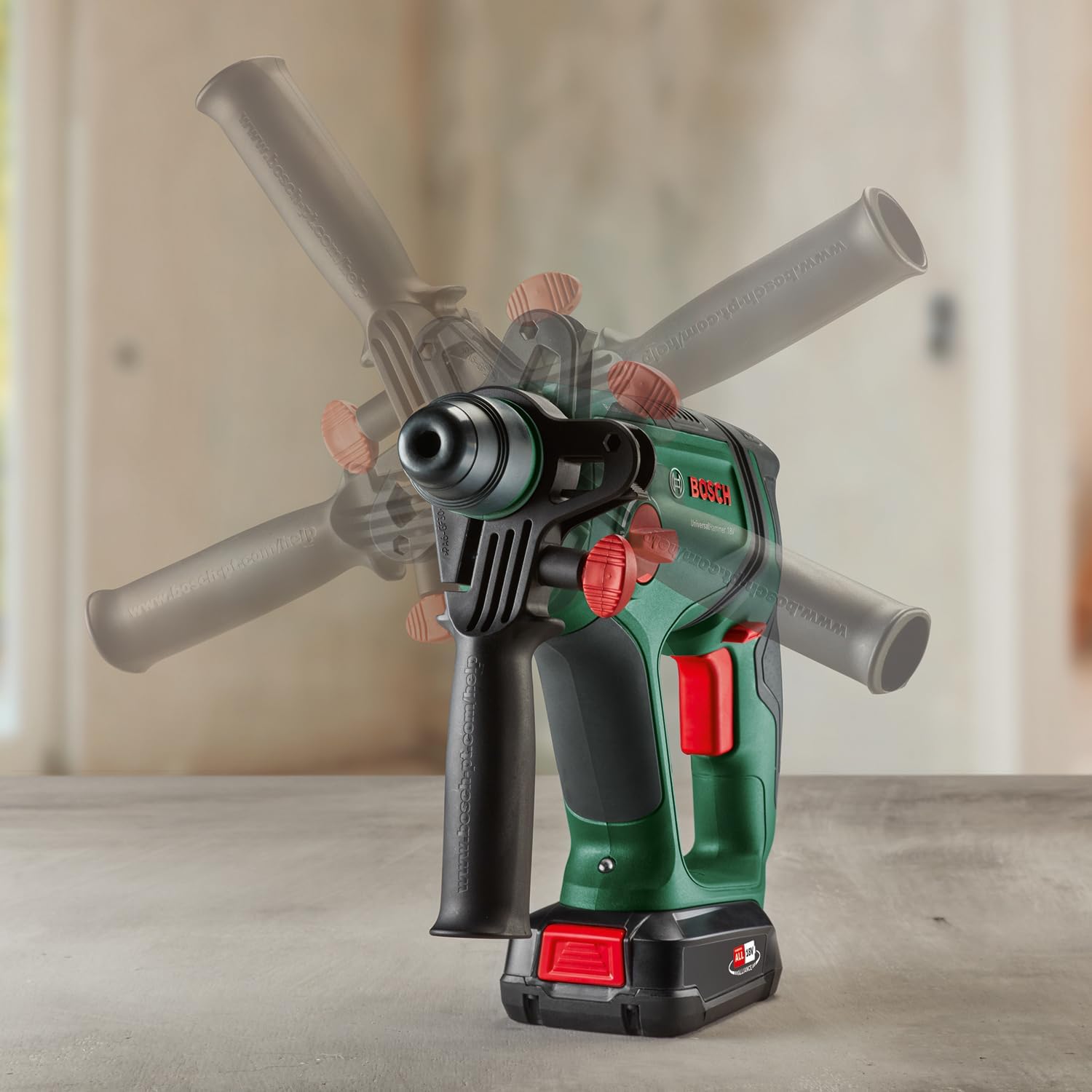 Bosch UniversalHammer 18V Cordless Rotary Hammer Drill with LED