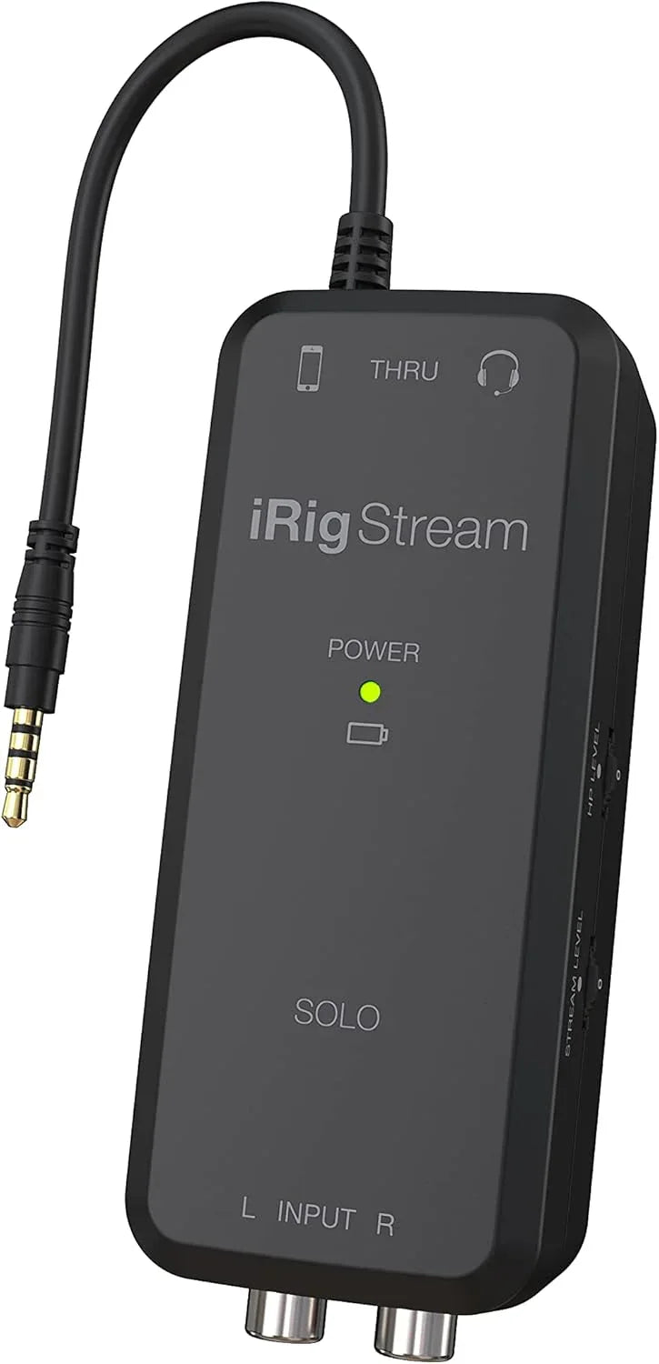 iRig Stream SOLO Audio Interface for iOS & Android - Gomix Brands Outlet