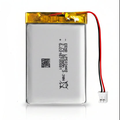 EEMB LP503448-PCM 3.7V 880mAh Lithium Polymer Rechargeable Battery with JST Connector
