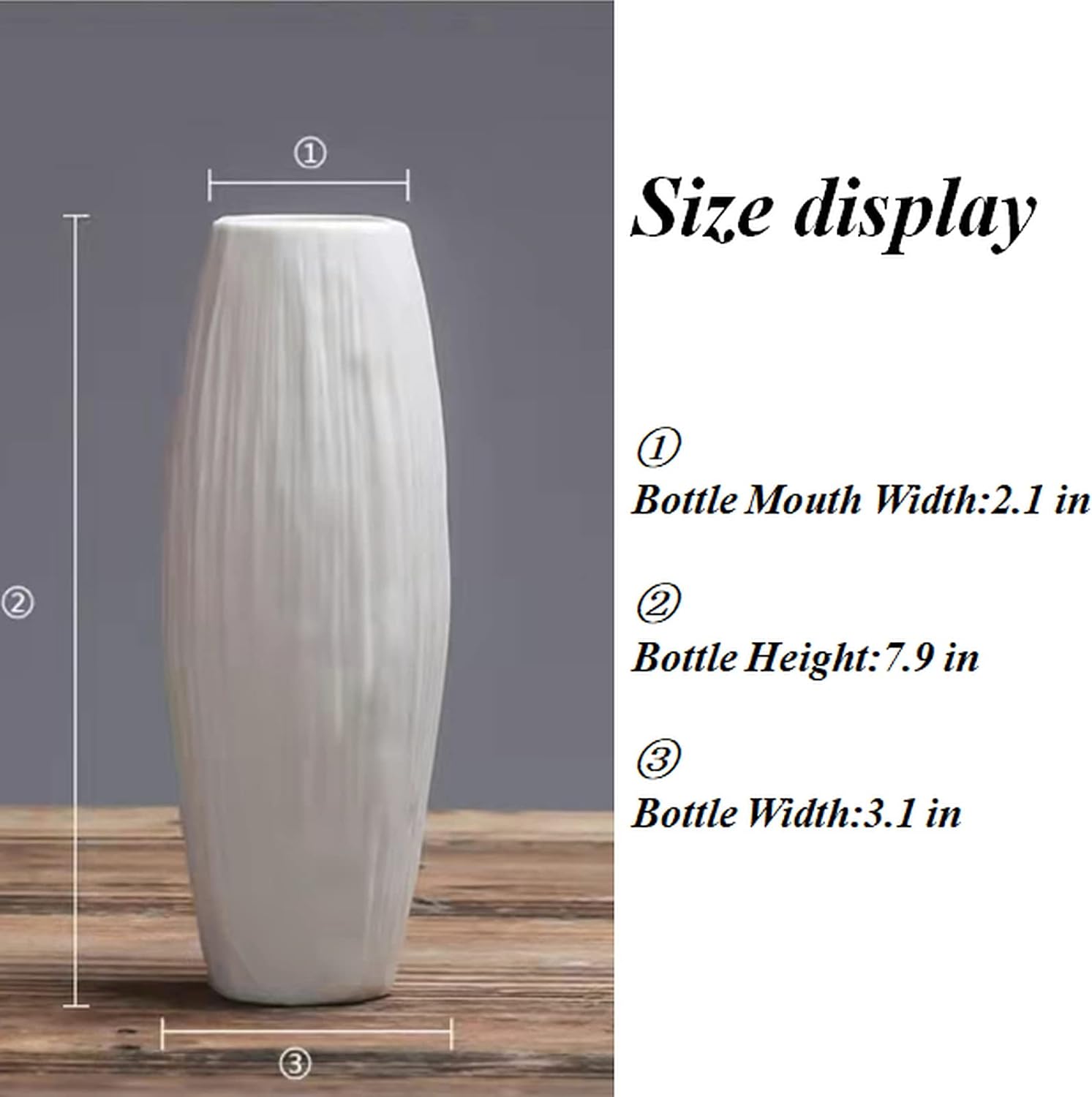 Scizorito Modern Ceramic Decorative Vase for Home Centerpiece