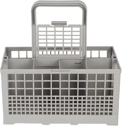Universal Dishwasher Cutlery Basket 8 Compartments Grey