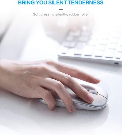 Inphic P-M1 Rechargeable Silent Click Wireless USB Mouse