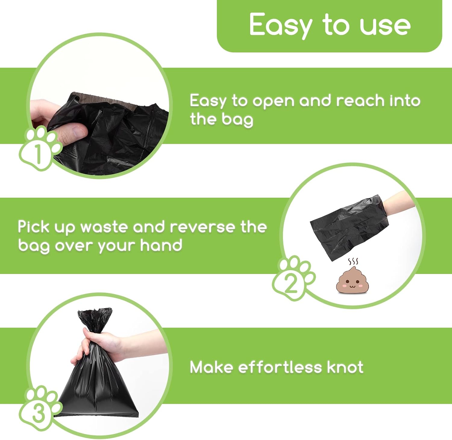 Nobleza 1080 Count Scented Dog Poop Bags, Leak-Proof and Thick