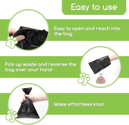 Nobleza 1080 Count Scented Dog Poop Bags, Leak-Proof and Thick