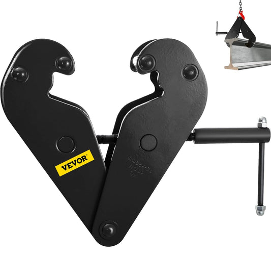 VEVOR 1 Ton Capacity I Beam Clamp For Rigging Heavy Duty Steel Lifting