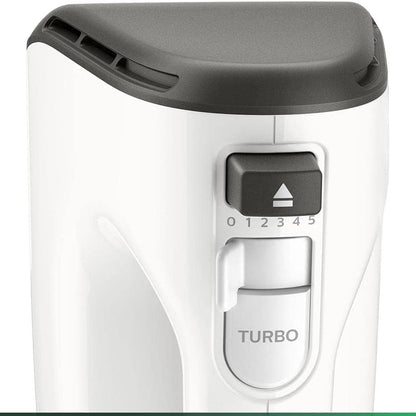 Philips Hand Mixer 450W 5 Speeds Turbo White