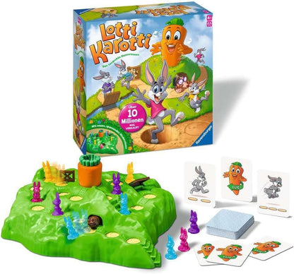 Ravensburger Lotti Karotti Racing Board Game – Fun Family Carrot Chase
