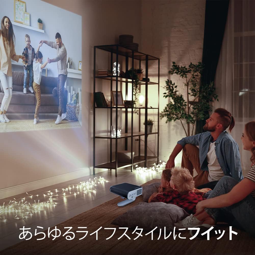 ViewSonic M1+ Portable LED Projector with Wi‑Fi, Bluetooth Audio