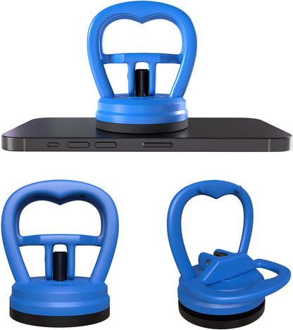 MMOBIEL Suction Cups 2 Pack, 22 lb Heavy Duty Vacuum Lifter, Blue