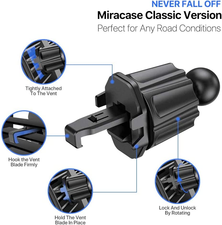Miracase Car Phone Mount, Universal Air Vent Holder