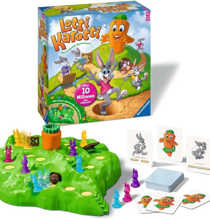 Ravensburger Lotti Karotti Racing Board Game – Fun Family Carrot Chase