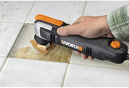 WORX WX686 250W Sonicrafter Oscillating Multi-Tool Kit for Cutting, Sanding, Scraping