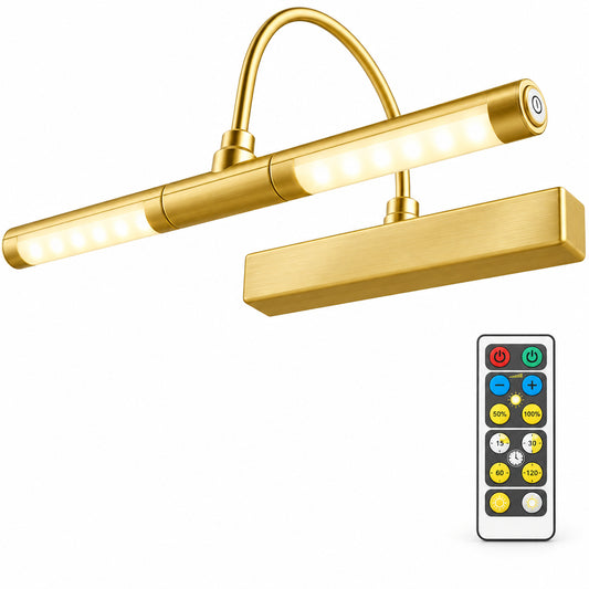 BIGLIGHT B601 Gold-FL LED Picture Light 100lm 33cm