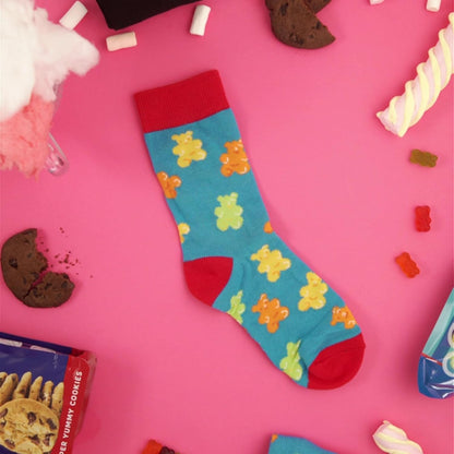 Soxo Candy Socks Fun Colorful Unisex Cotton Sock Set