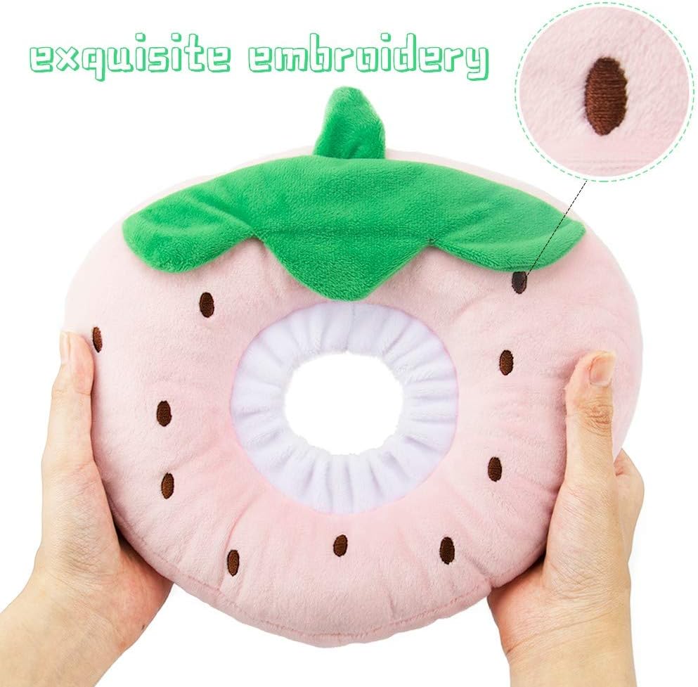 Adjustable Soft Cotton Cat Recovery Collar – Comfortable Donut Cone