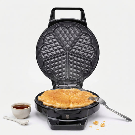 Alpina Heart-Shaped Waffle Maker 1000W Black