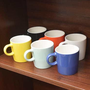 homEdge Porcelain Espresso Demitasse Cup Set – Assorted Colors