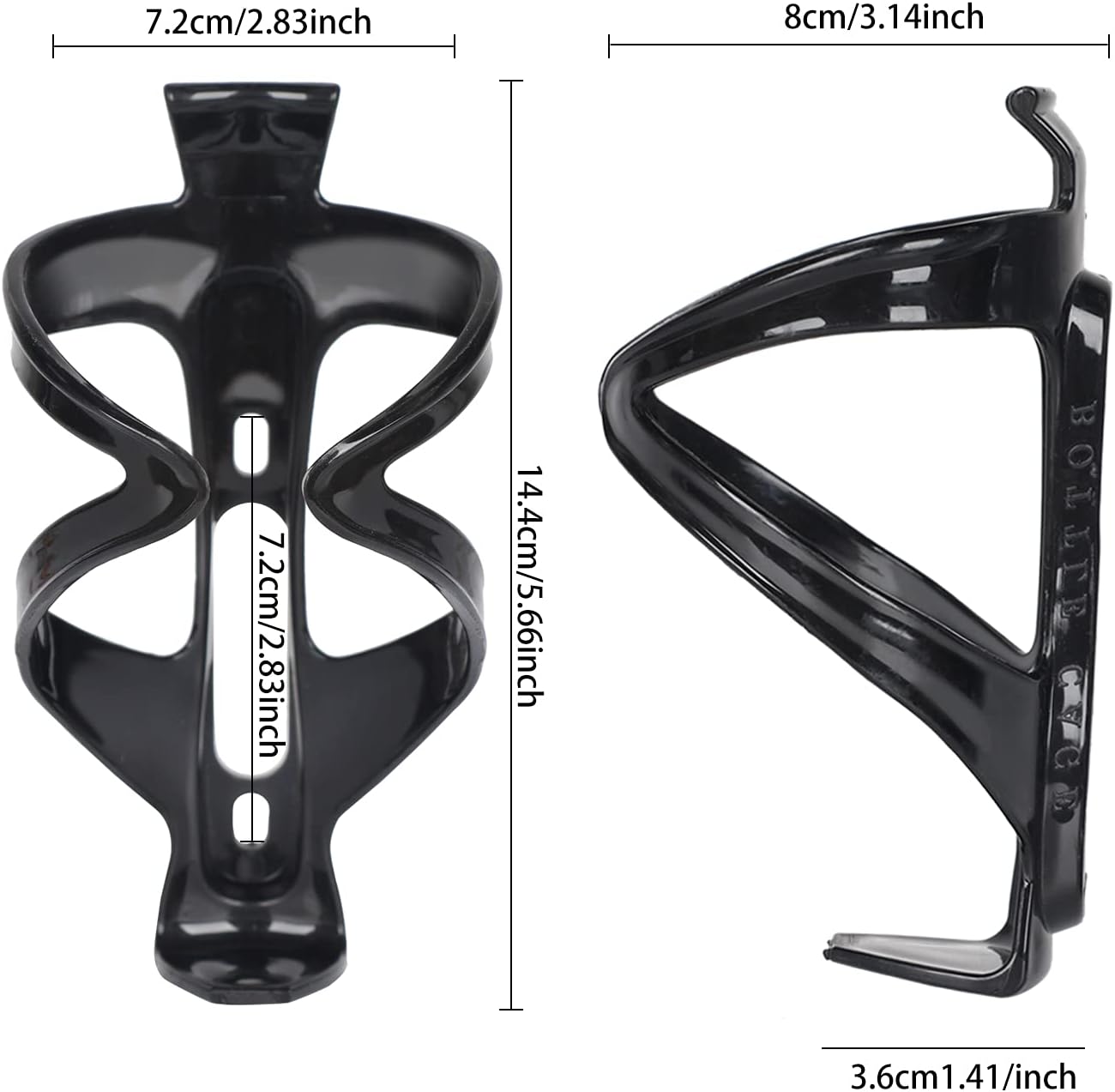 HASAGEI Bike Water Bottle Cage and 24oz Bottle Set – Lightweight BPA‑Free Holder for Road, Mountain & Kids Bikes