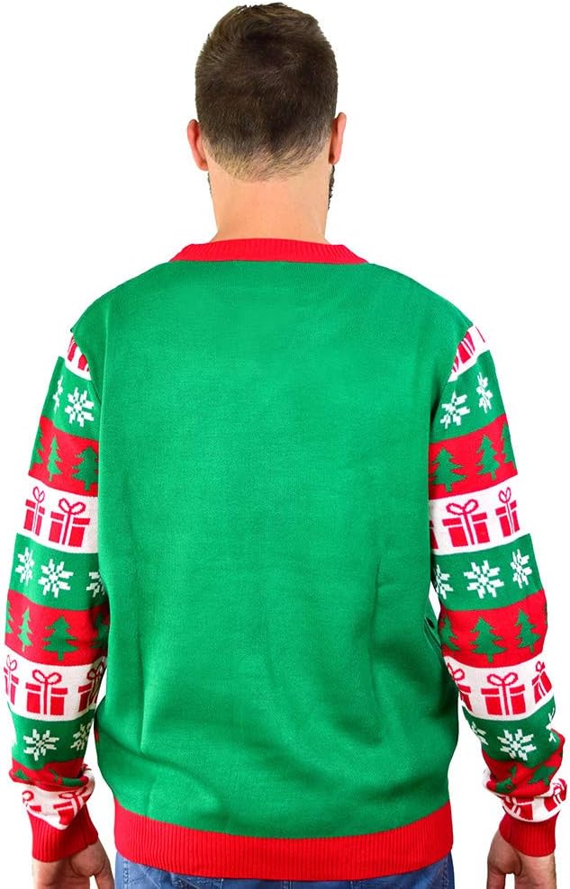 Hilarious Unisex 'Go Jesus It's Your Birthday' Ugly Christmas Sweater Knit Jumper