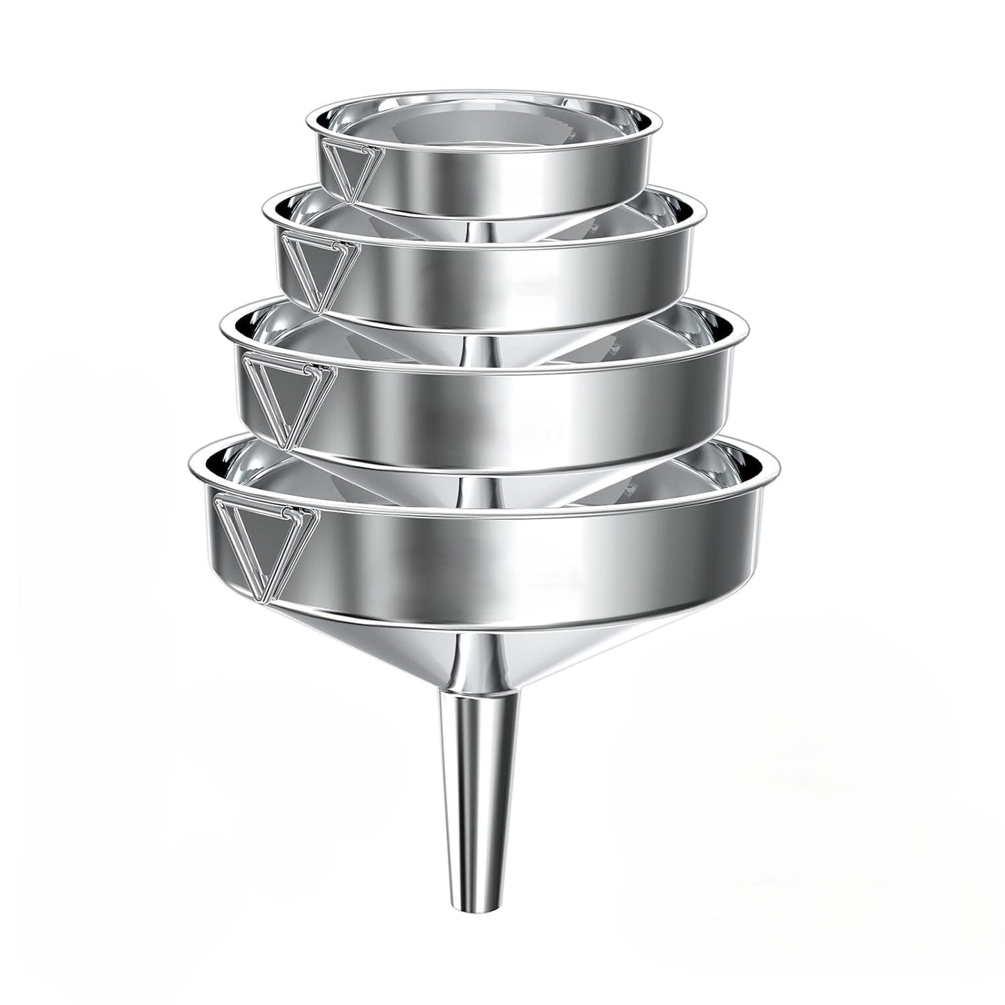 Stainless Steel Funnel Set