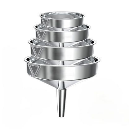 Stainless Steel Funnel Set