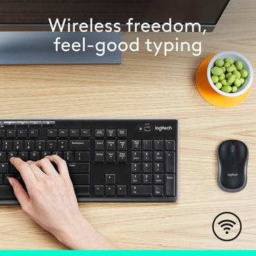 Logitech MK270 Wireless Keyboard and Mouse Combo with Multimedia Keys