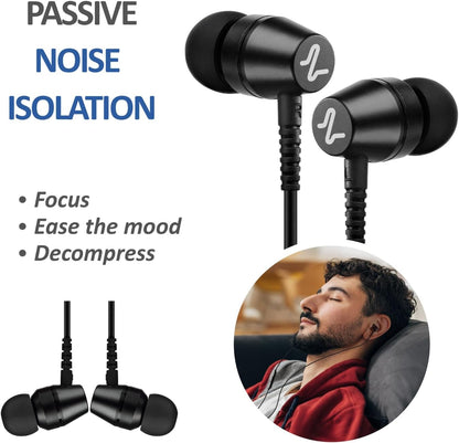 LUDOS OMNITONE Wired In-Ear Headphones with Microphone 3.5mm Jack