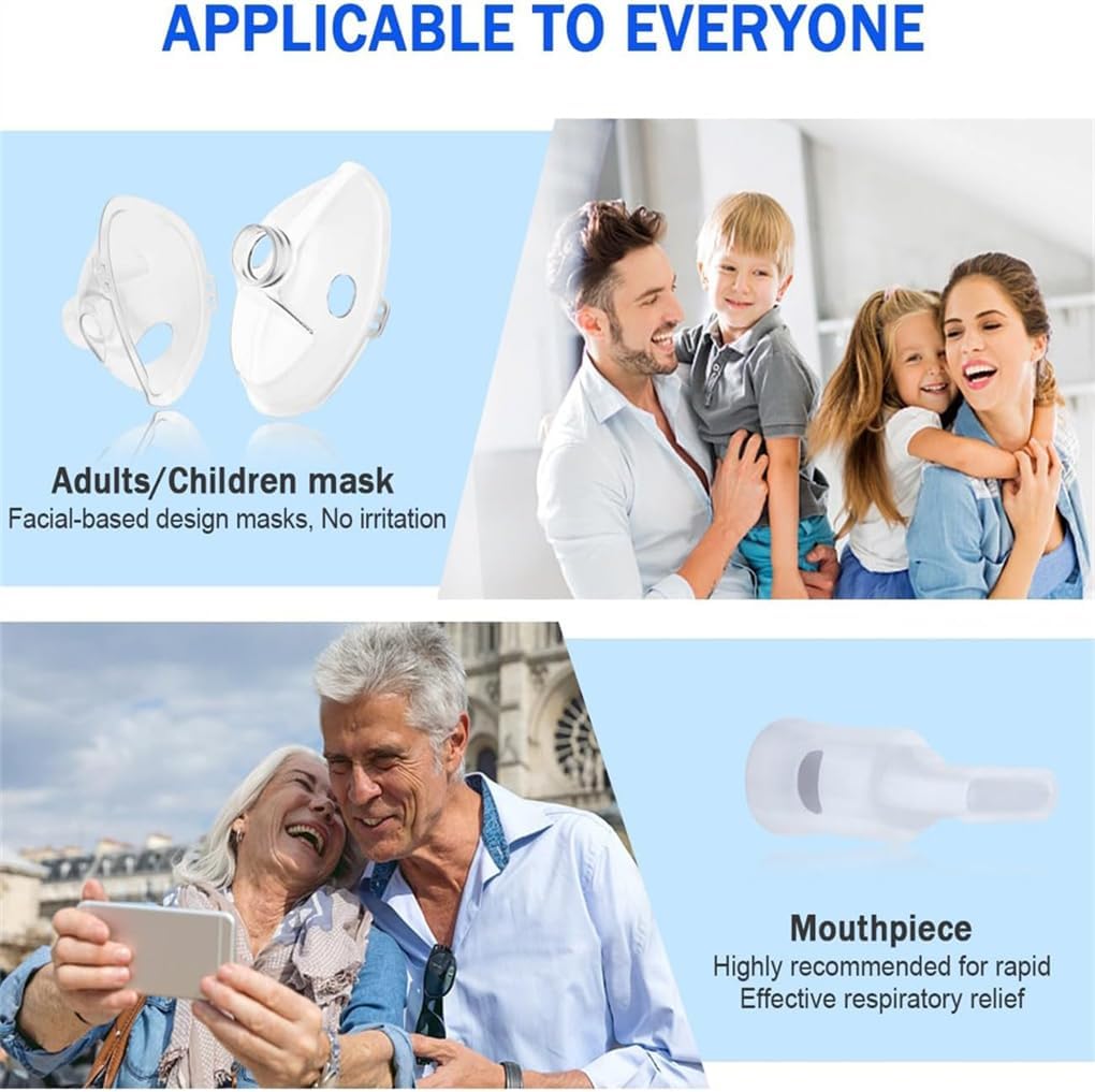 USB‑C Rechargeable Portable Nebulizer for Adults & Kids