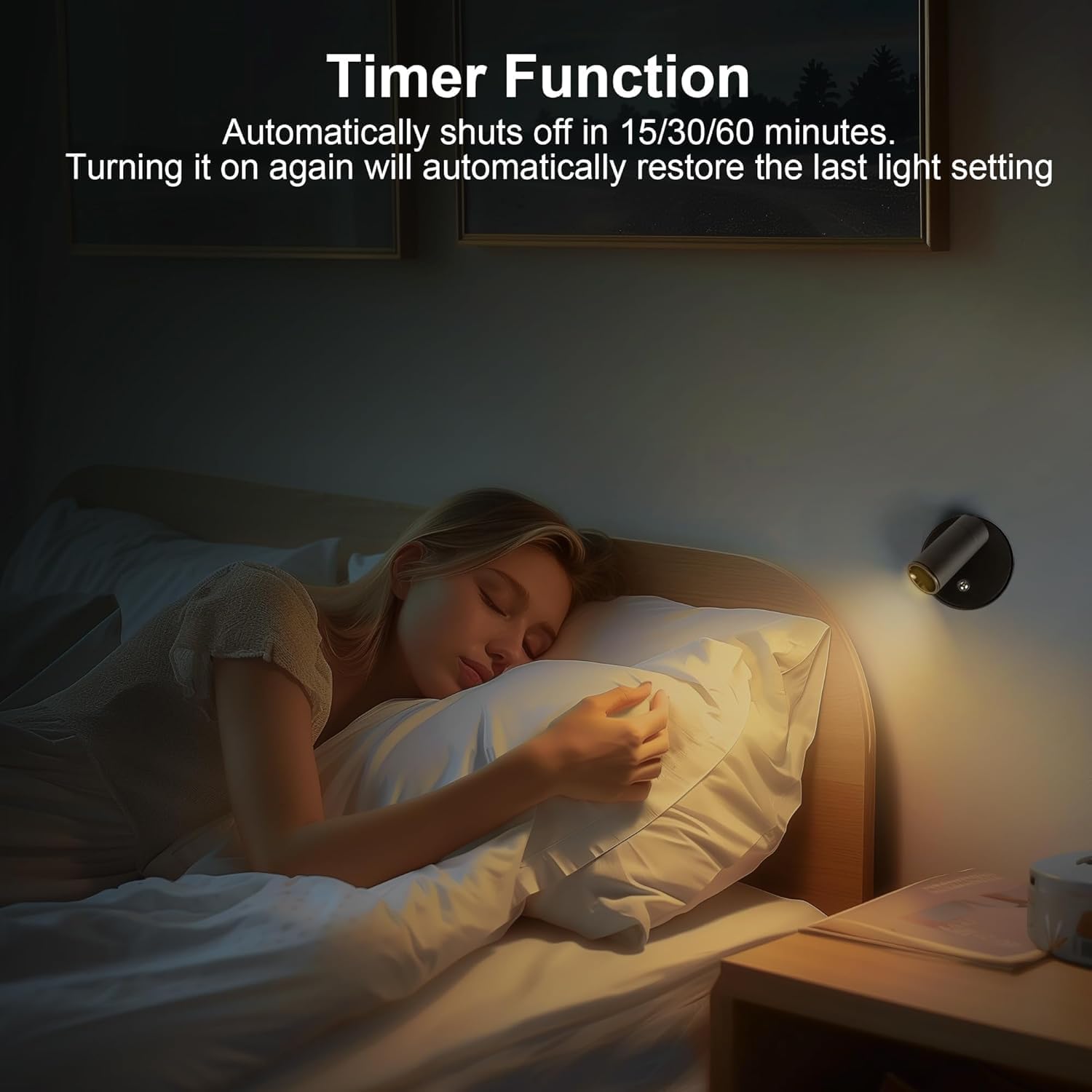 Wireless Rechargeable LED Spot Light - Dimmable Uplighting for Plants & Artwork