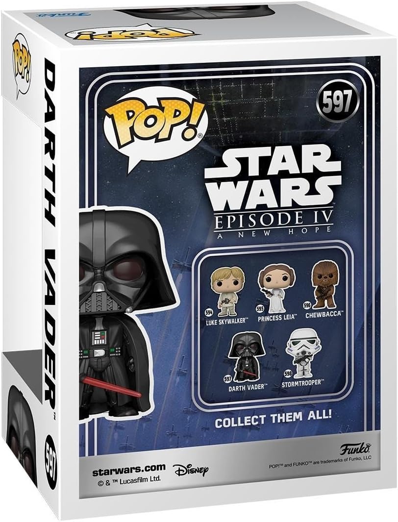 Funko Pop! Star Wars Darth Vader Vinyl Collectible Figure