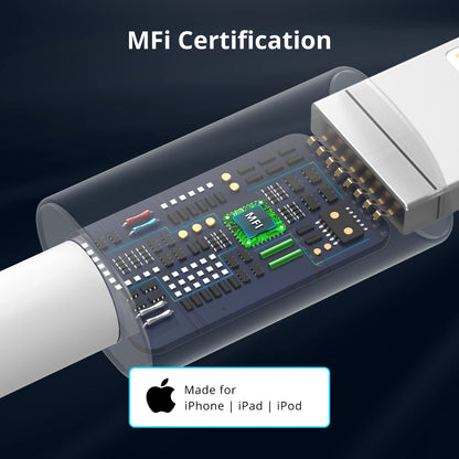 JJCALL FD-11 USB C to Lightning Cable 1m