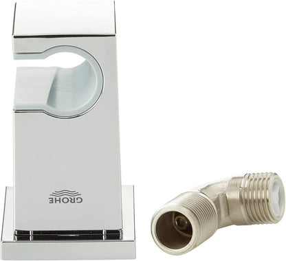 Grohe Euphoria 26370000 Elbow with 1/2" Wall Holder – Starlight Chrome