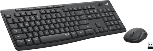 Logitech MK295 SilentTouch Wireless Keyboard & Mouse Combo – Graphite - Gomix Brands Outlet