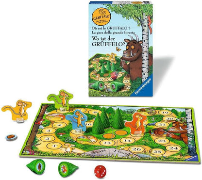Ravensburger Where Is the Gruffalo Board Game – Fun Family Adventure for Kids